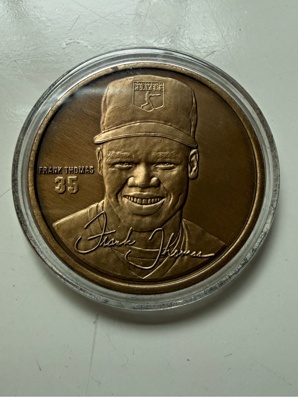 MLB Gold-Tone Frank Thomas Commemorative Medallion